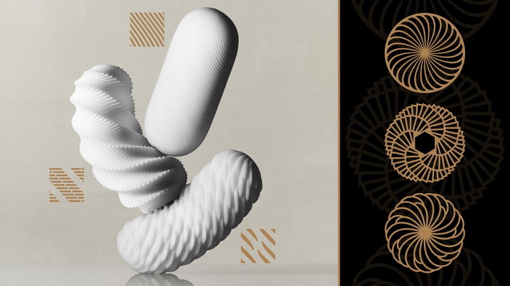 Masturbator „3Dx ZEN“ mit kunstvoller 3D-Reliefstruktur