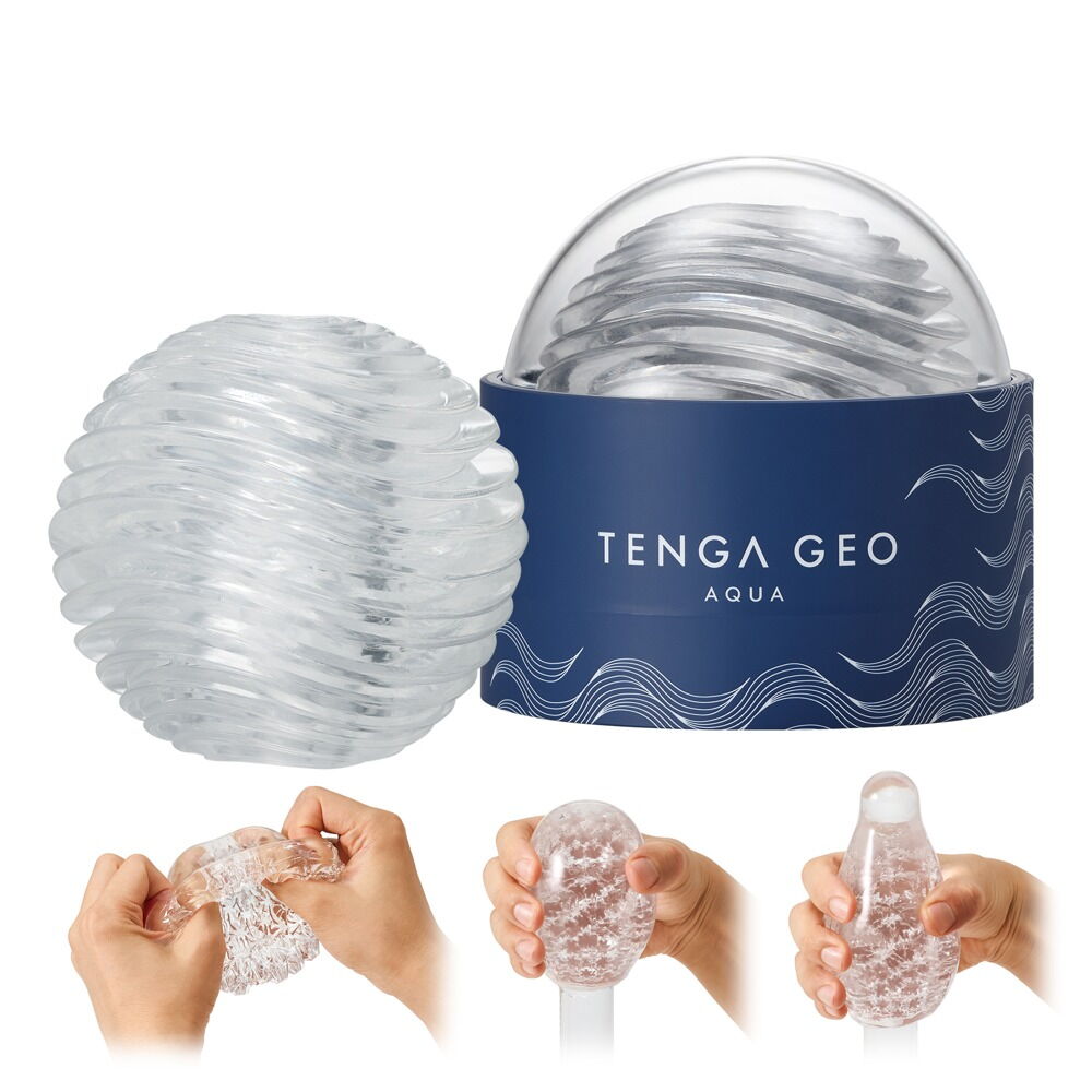 Masturbator „GEO AQUA“ mit sanfter Wellenstruktur