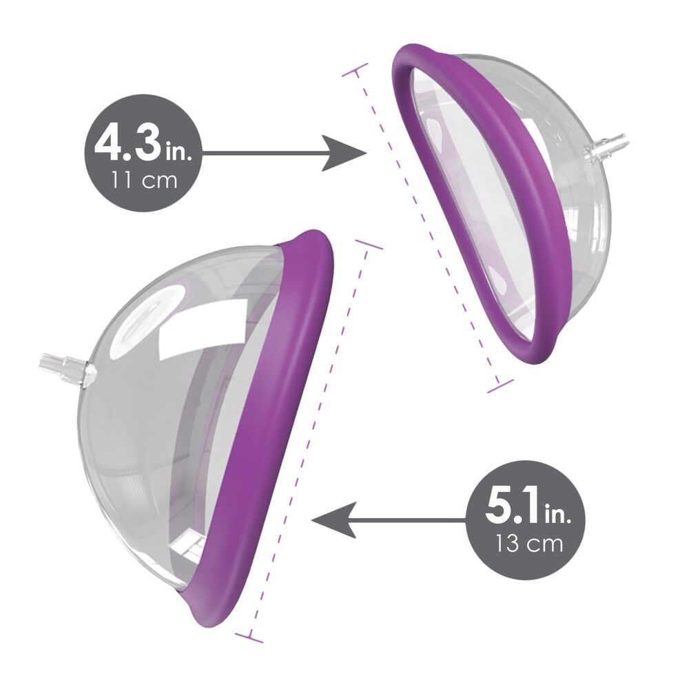 Vagina-Saugschale „Rechargeable Pump Kit“ mit 2 verschieden großen Saugschalen