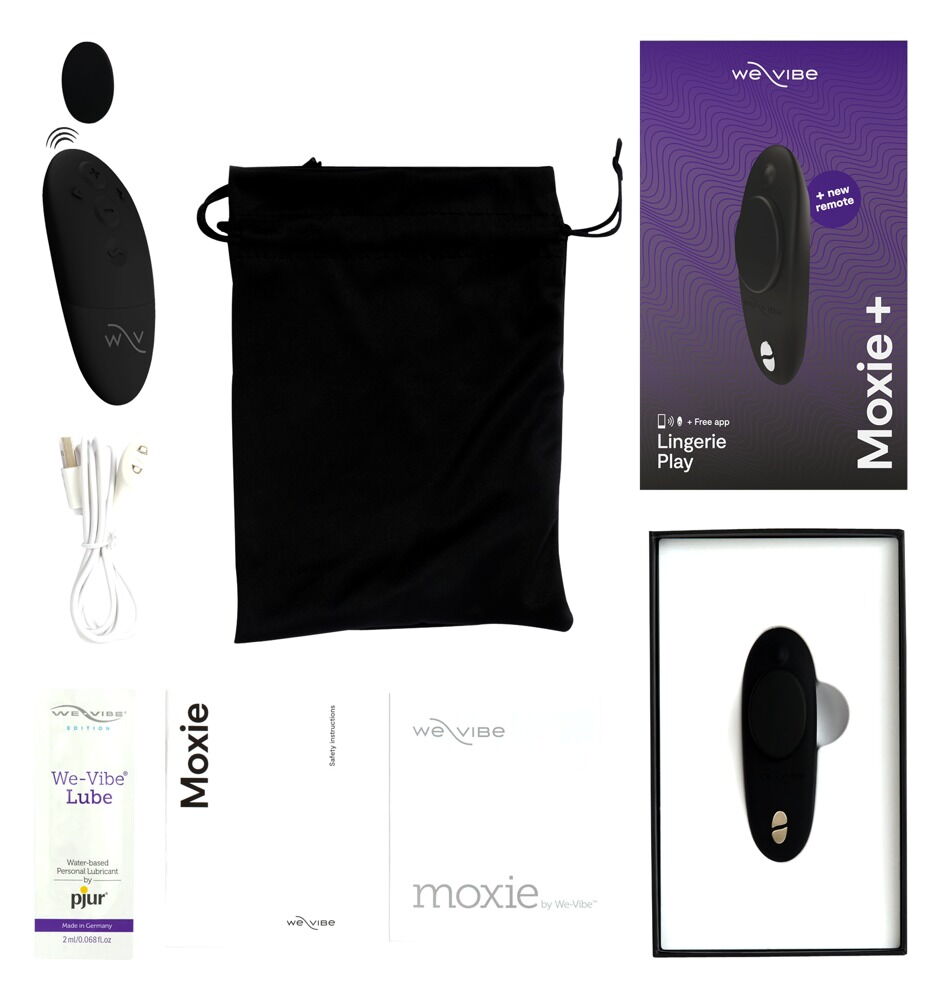 Vibrator „Moxie+“ mit Befestigungsmagneten, im Slip tragbar