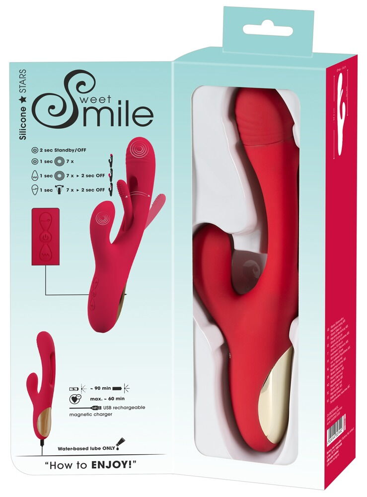 „Rabbit Vibrator with G-Spot Stimulation“ mit Flicking-Tounge-Funktion