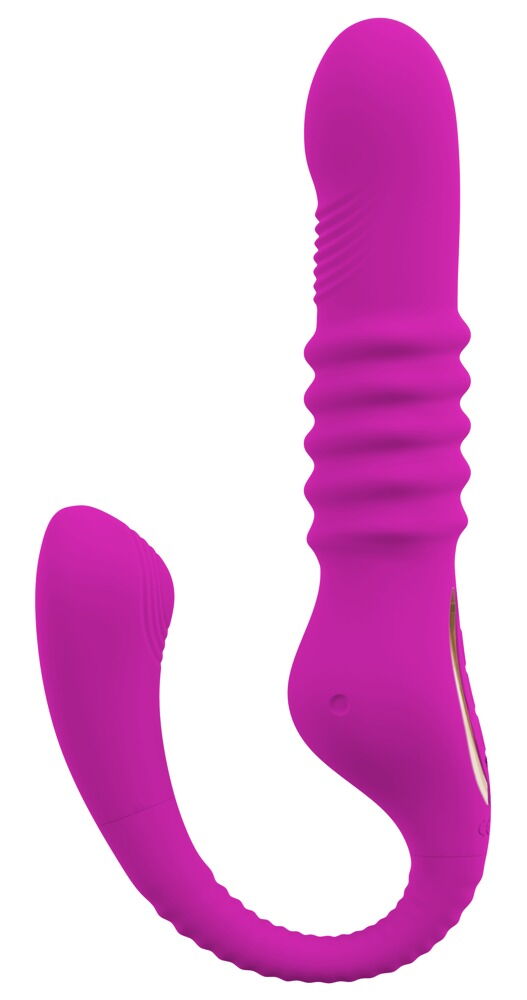 Stoßvibrator „3 Function“ mit klopfendem Klitoris-Stimulator