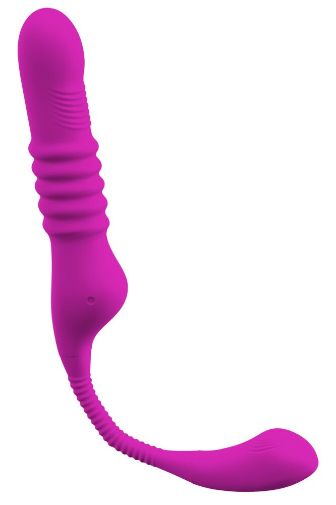 Stoßvibrator „3 Function“ mit klopfendem Klitoris-Stimulator