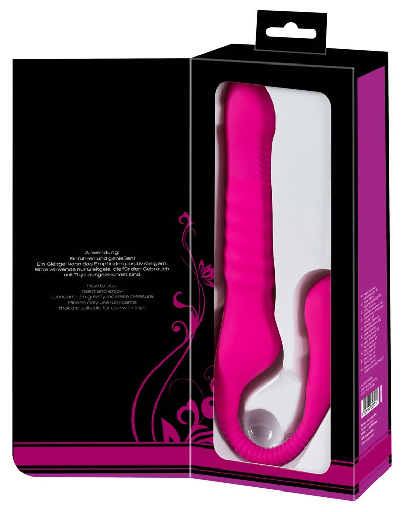 Stoßvibrator „3 Function“ mit klopfendem Klitoris-Stimulator