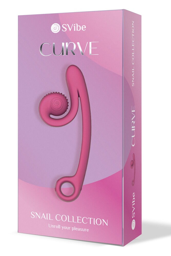 Vibrator „Snail Vibe Curve“ mit 2 Motoren für 600 Vibrations-Kombinationen