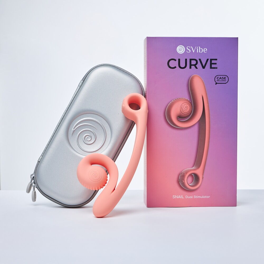 Vibrator „SVibe Curve“ mit 2 Motoren für 600 Vibrations-Kombinationen