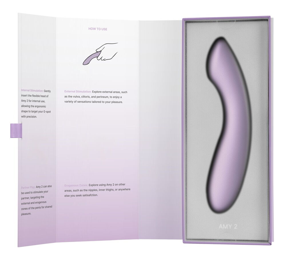 Vibrator „Amy 2“ mit 5 Vibrationsmodi in 5 Speeds