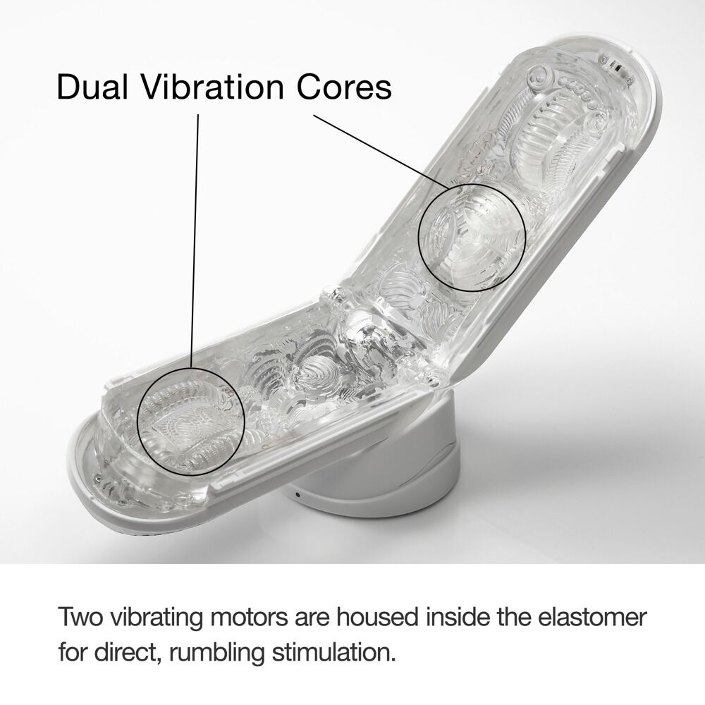 Masturbator „Flip O (Zero) Electronic Vibrations” mit 5 Vibrationsmodi