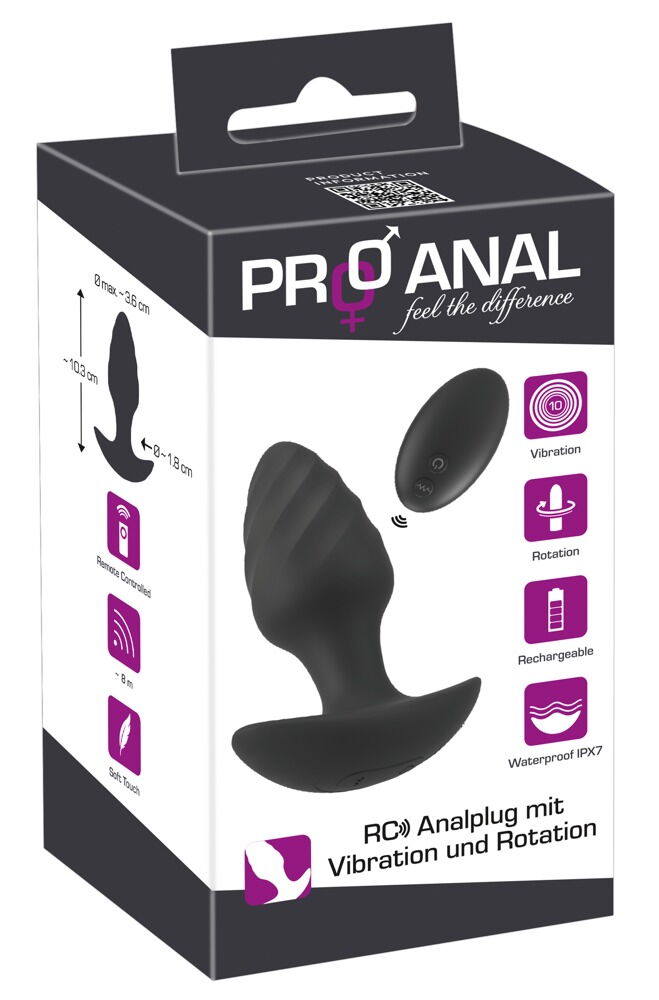 Analvibrator mit Rotation