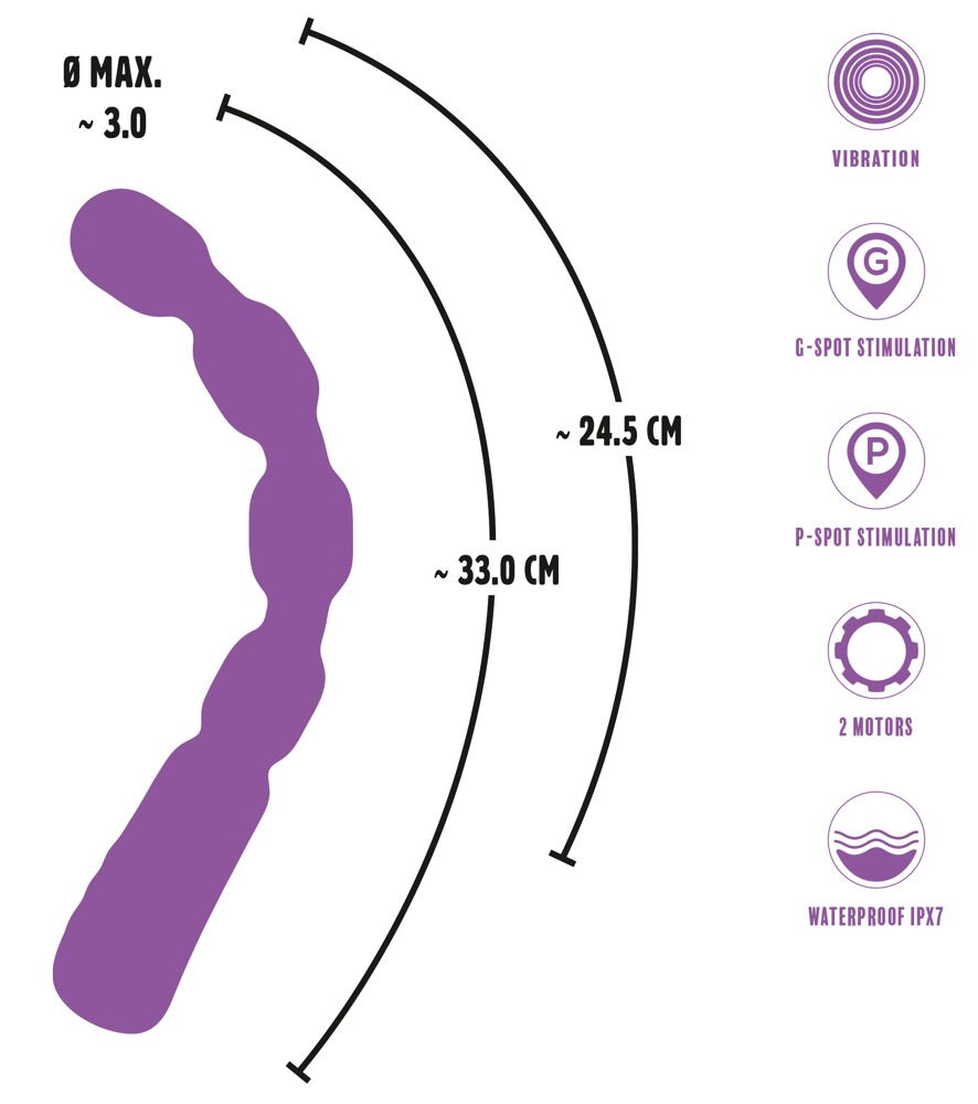 Kugelvibrator „High Performance Beads“ zur G-/P-Punkt-Stimulation