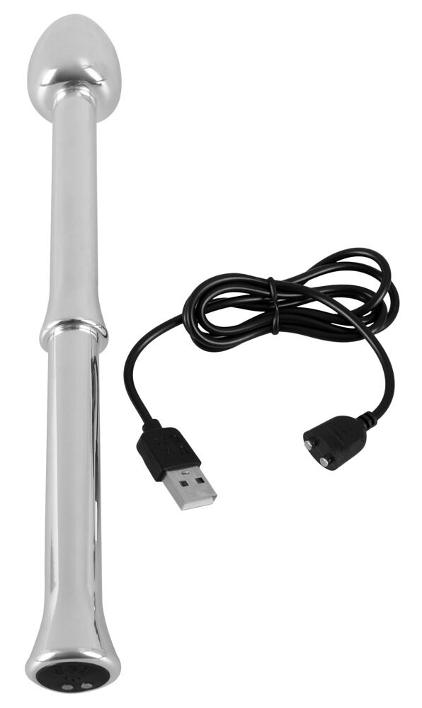 Prostata-Vibrator „Metal Milking Stick“ mit 10 Vibrationsmodi