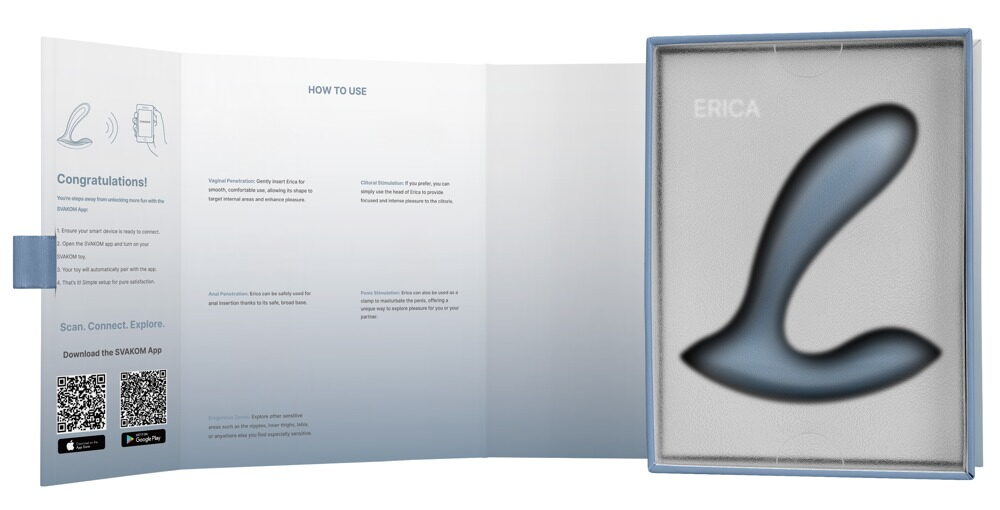 Panty-Vibrator „Erica“, 11 Vibrationsmodi per App oder am Toy