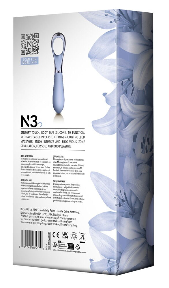 Fingervibrator „NIYA 3“ mit 10 Vibrationsmodi