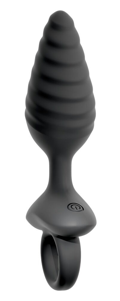 Vibro-Analplug im Spiral-Design