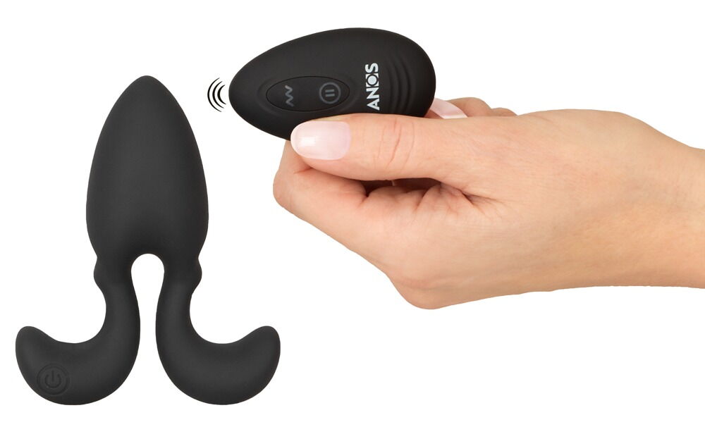 Vibro-Analplug mit Fernbedienung