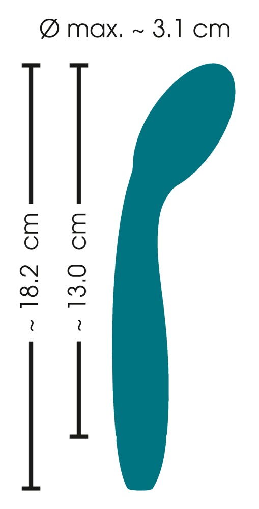 Vibrator mit dynamisch nickendem Massagekopf