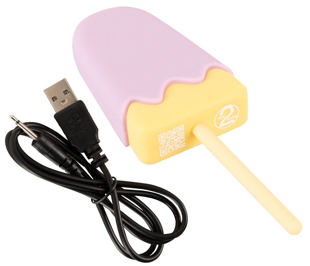 Auflegevibrator „Vibrating Popsicle“ mit 10 Vibrationsmodi