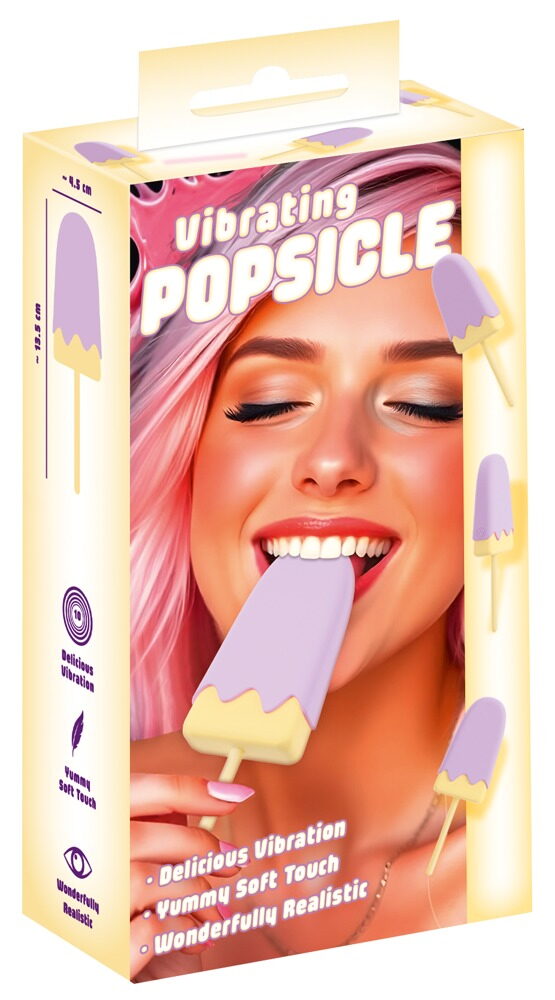 Auflegevibrator „Vibrating Popsicle“ mit 10 Vibrationsmodi
