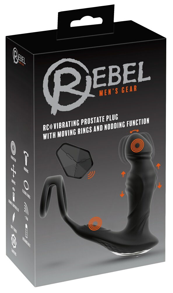 Prostata-Vibrator mit Fernbedienung