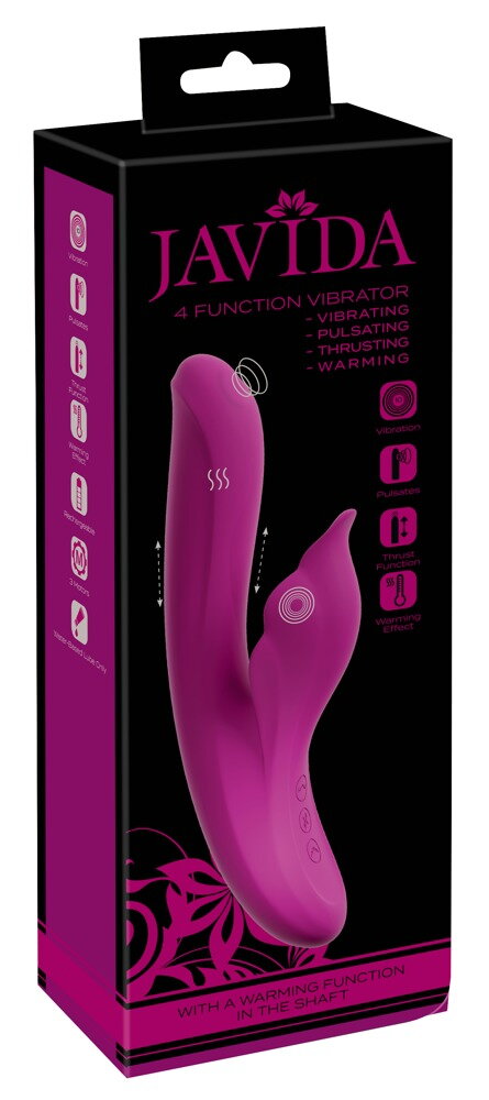 Rabbitvibrator mit 4 Funktionen