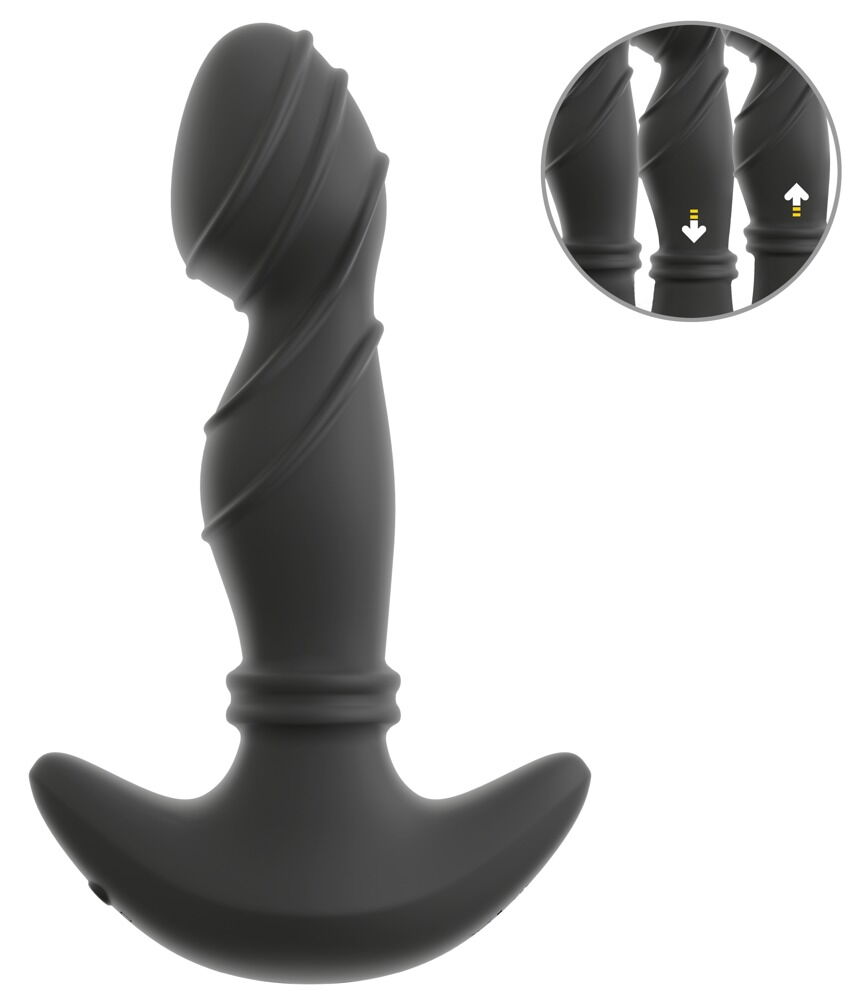 Prostata-Vibrator mit Rimming-Massageringen