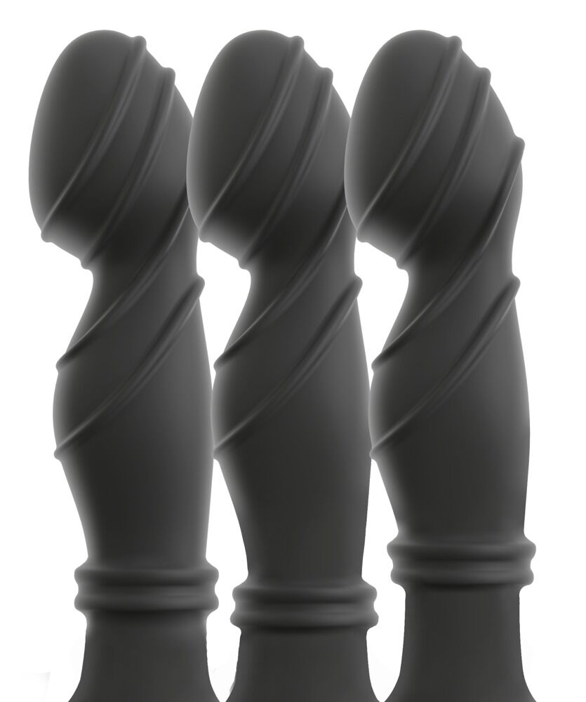 Prostata-Vibrator mit Rimming-Massageringen