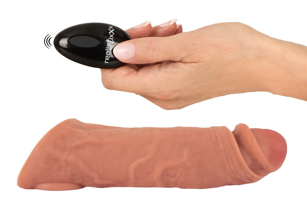 Penishülle „RealSleeve“ mit Vibration