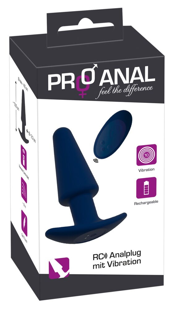 Analplug mit Vibration