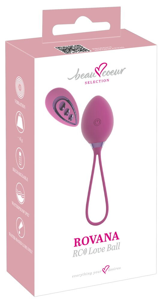 Vibro-Ei „ROVANA“ mit Fernbedienung
