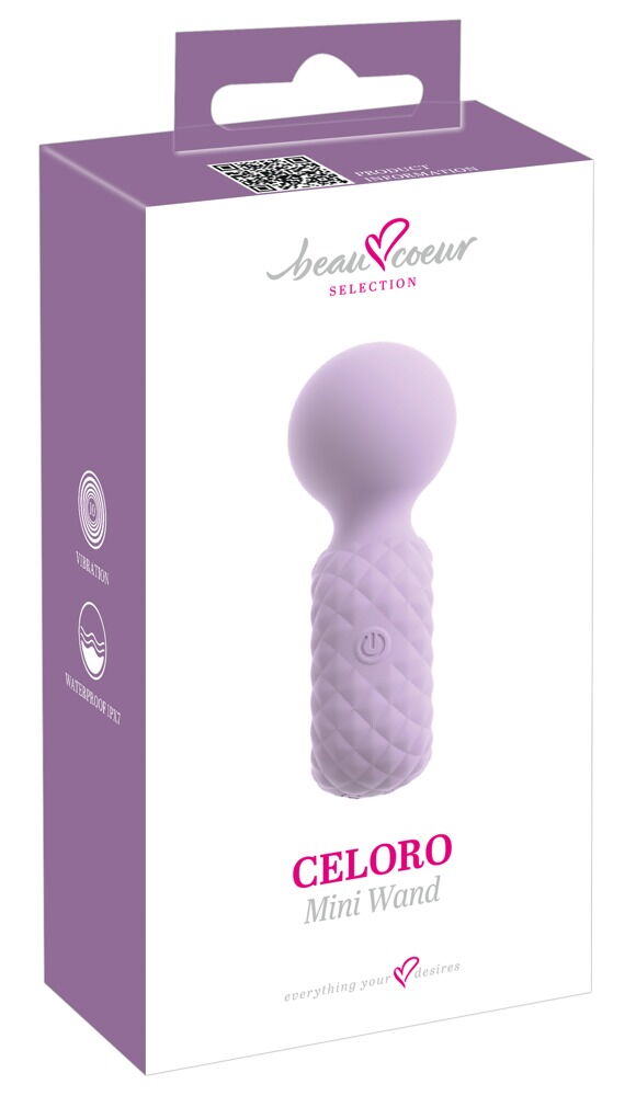 Mini-Massagestab „CELORO“ mit 10 Vibrationsmodi