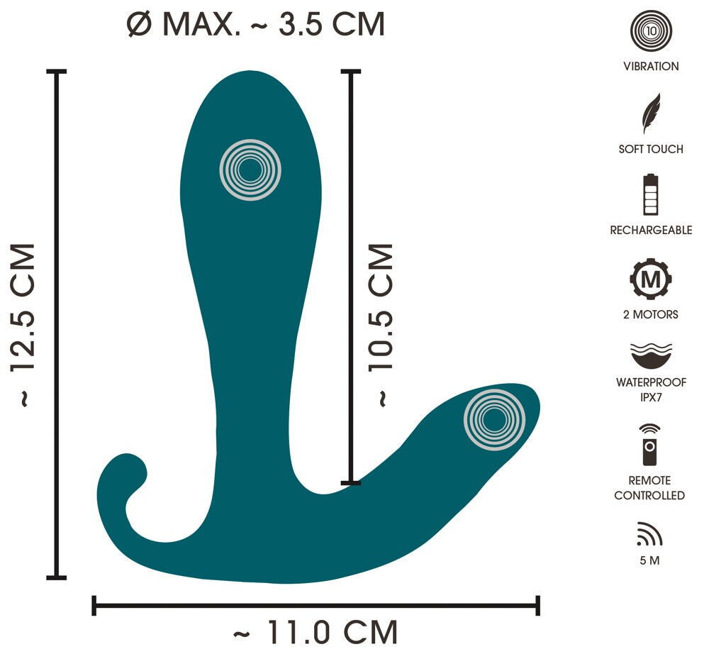 Panty-Vibrator mit Fernbedienung