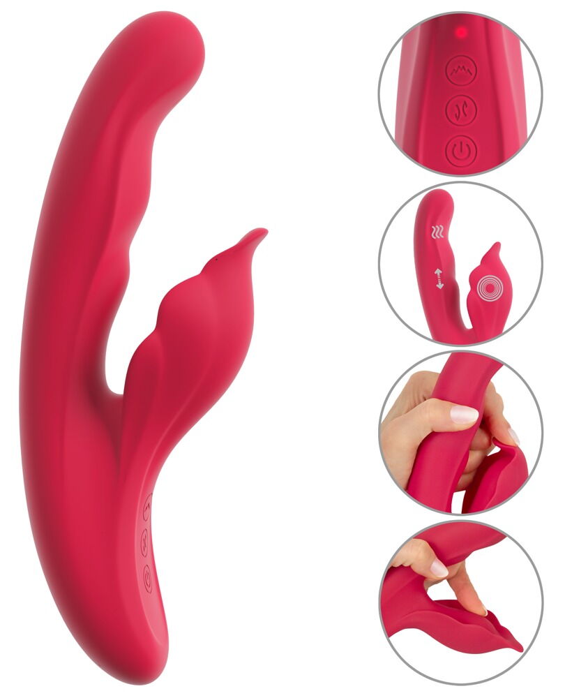 Stoßvibrator „be Hot“ mit Wärmefunktion
