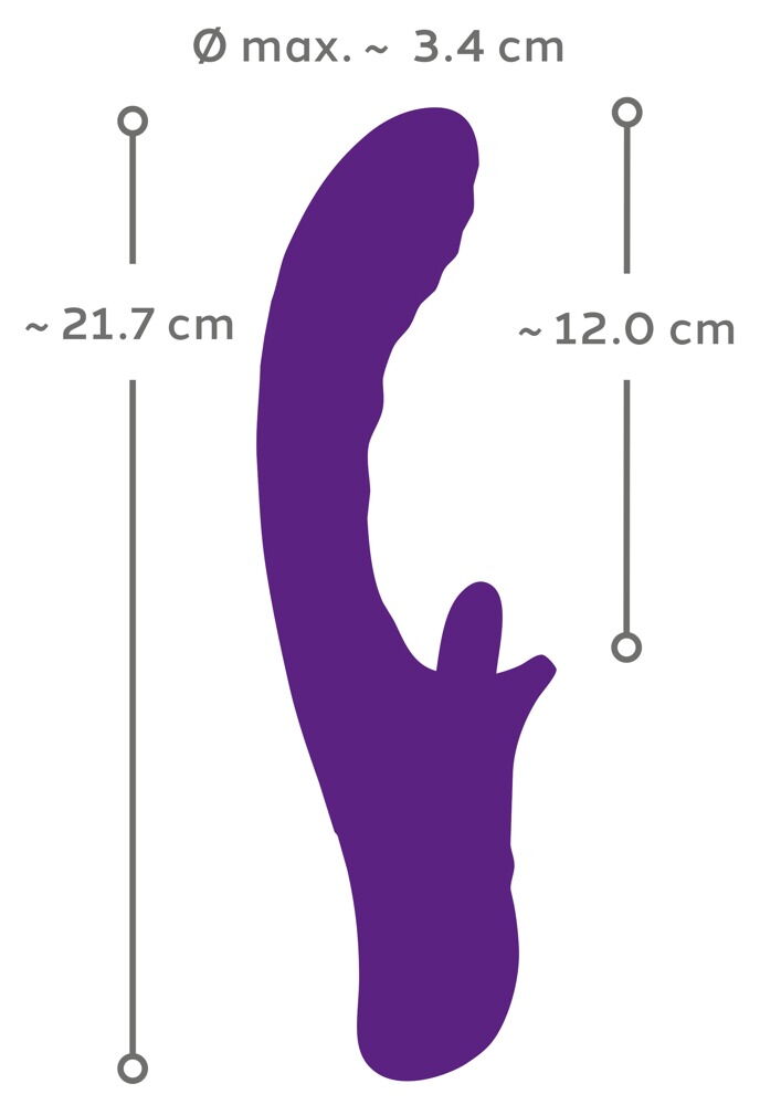 Vibrator „be Naughty“ mit Zungen-Klitorisreizer