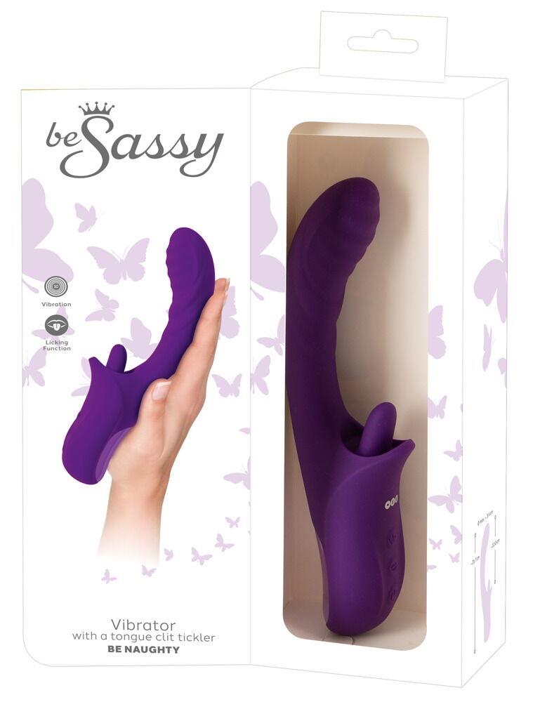 Vibrator „be Naughty“ mit Zungen-Klitorisreizer