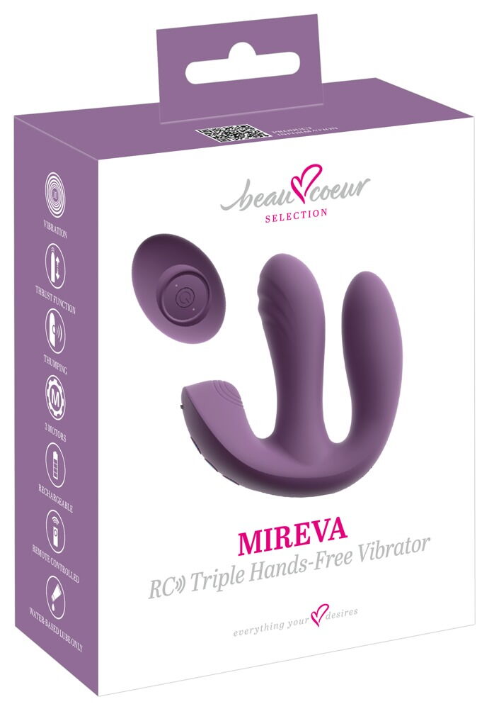 Triple-Vibrator „MIREVA“ mit Fernbedienung