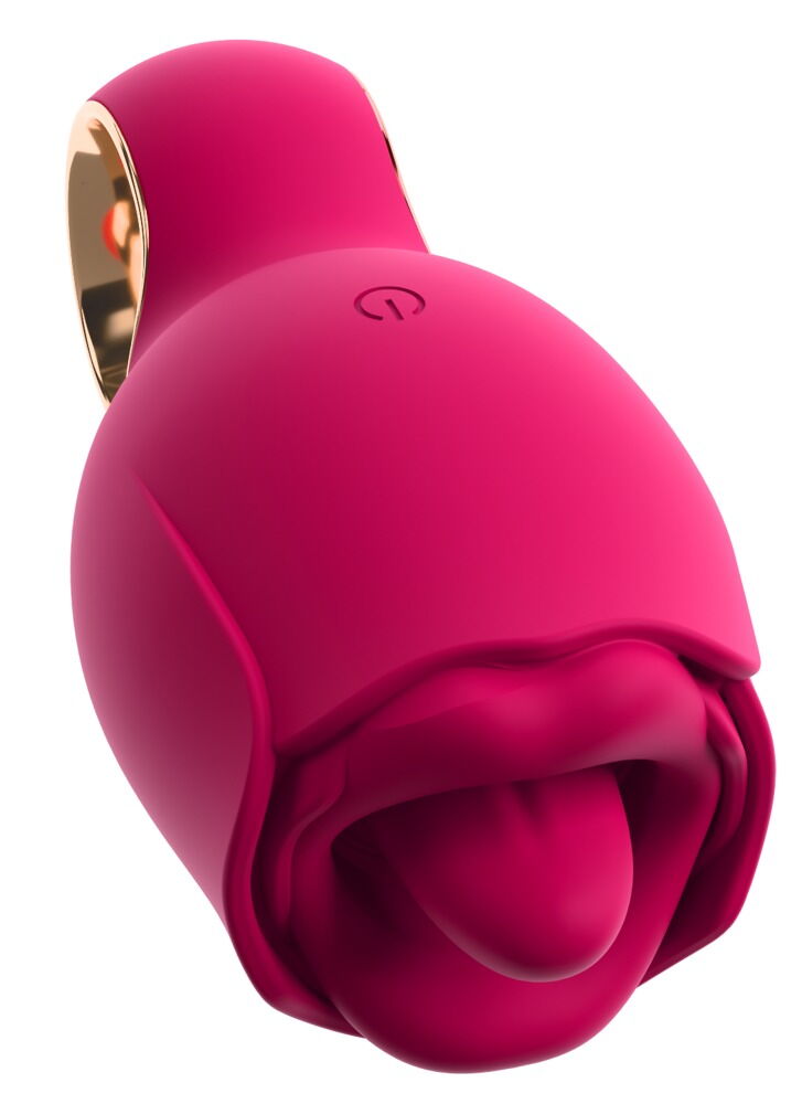 Auflegevibrator „Oral Fun“ mit vibrierender Leck-Zunge