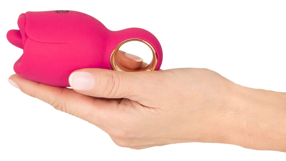 Auflegevibrator „Oral Fun“ mit vibrierender Leck-Zunge