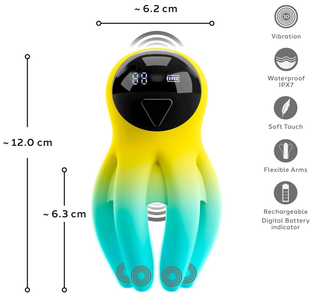 Multi-Vibrator „be Squidly“ im Kraken-Design