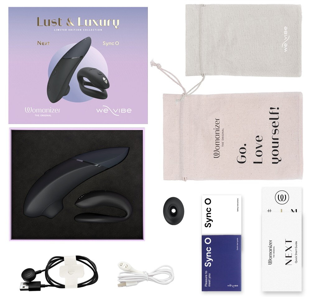 Toy-Set „Lust & Luxury“ mit Womanizer NEXT und We-Vibe Sync O