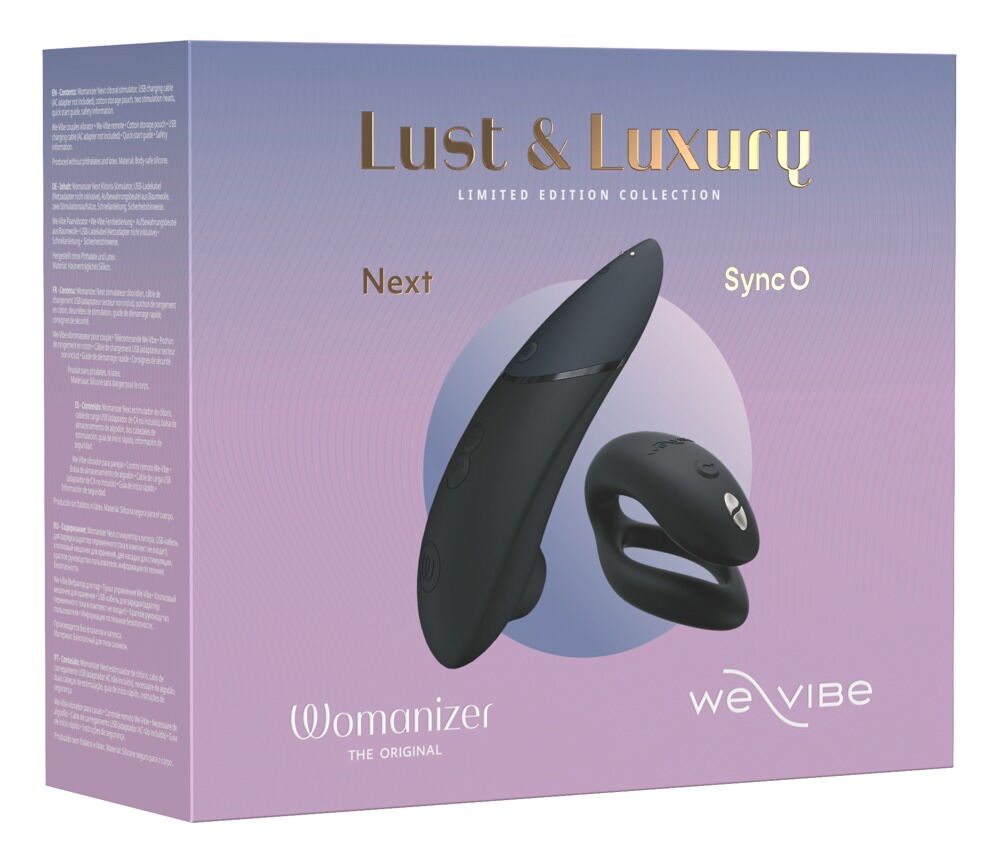 Toy-Set „Lust & Luxury“ mit Womanizer NEXT und We-Vibe Sync O