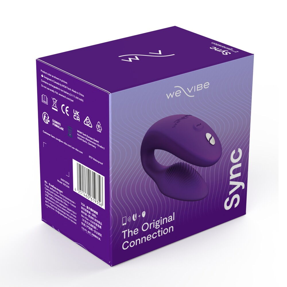 Paarvibrator „Sync2“ mit 10+ Vibrationsmodi