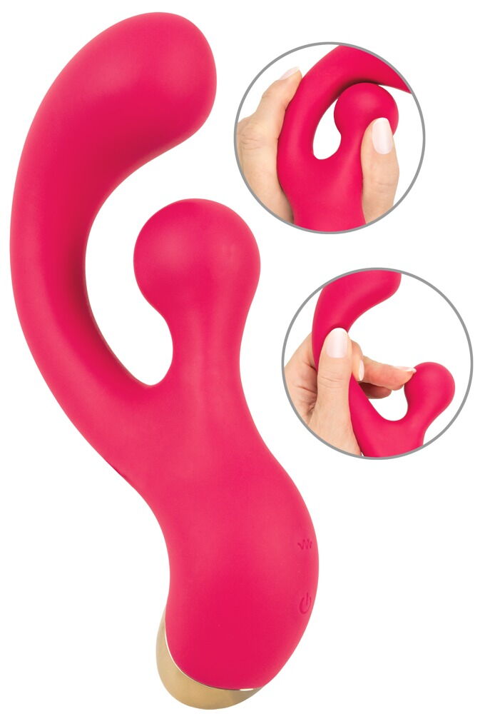 Rabbitvibrator „G-Spot“ mit rotierendem Klitoris-Stimulator
