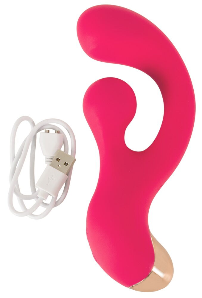 Rabbitvibrator „G-Spot“ mit rotierendem Klitoris-Stimulator