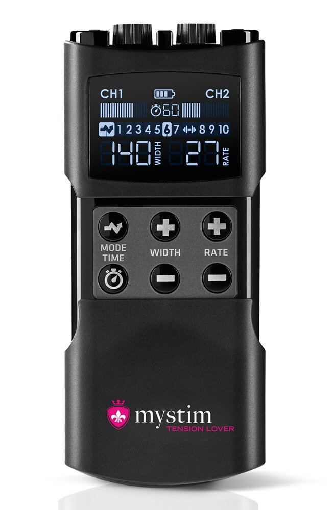 Reizstromgerät „Tension Lover 2“ inklusive 4 selbstklebende Elektroden