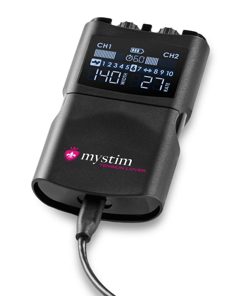 Reizstromgerät „Tension Lover 2“ inklusive 4 selbstklebende Elektroden