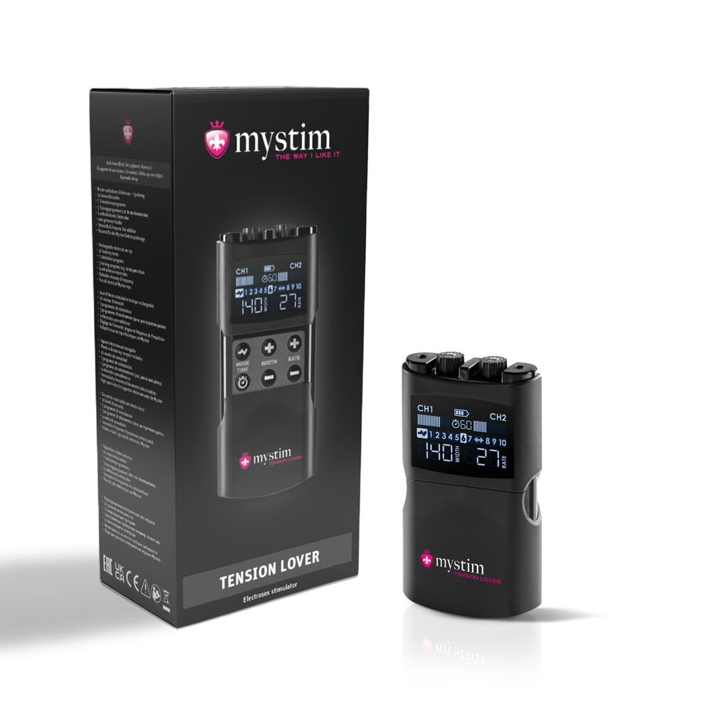 Reizstromgerät „Tension Lover 2“ inklusive 4 selbstklebende Elektroden