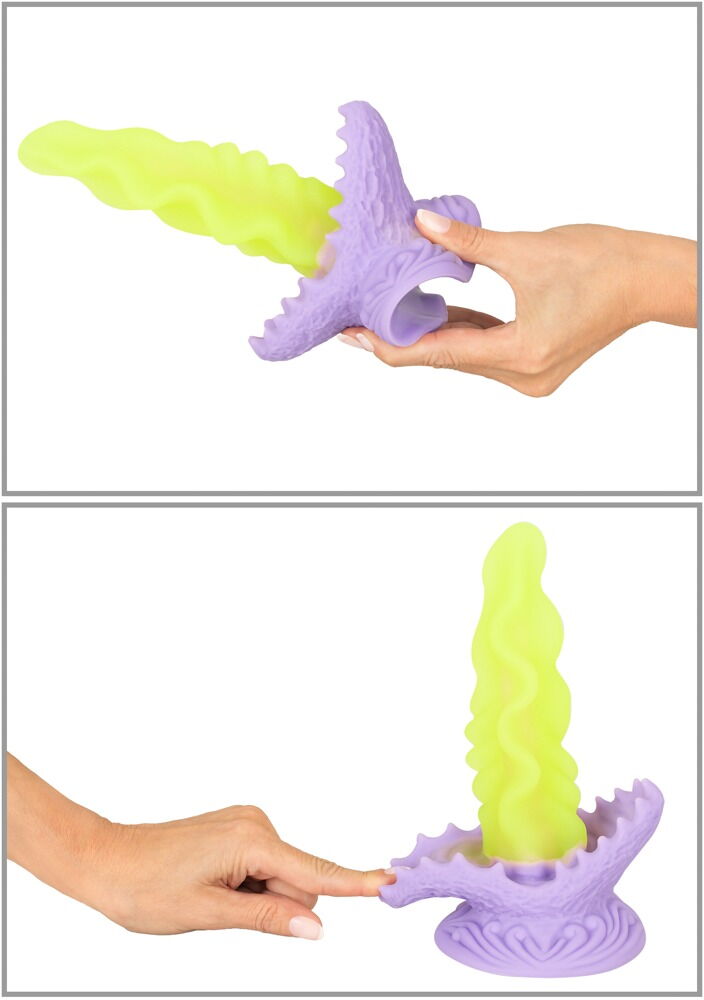 Dildo „Passionate Plant“ mit LED-Beleuchtung in 10 Modi