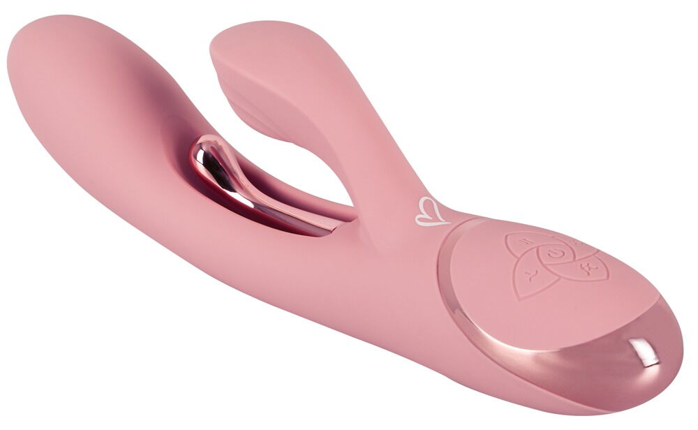 Rabbitvibrator „AVENOR“ mit Vibro-Metallzunge für G-Zone