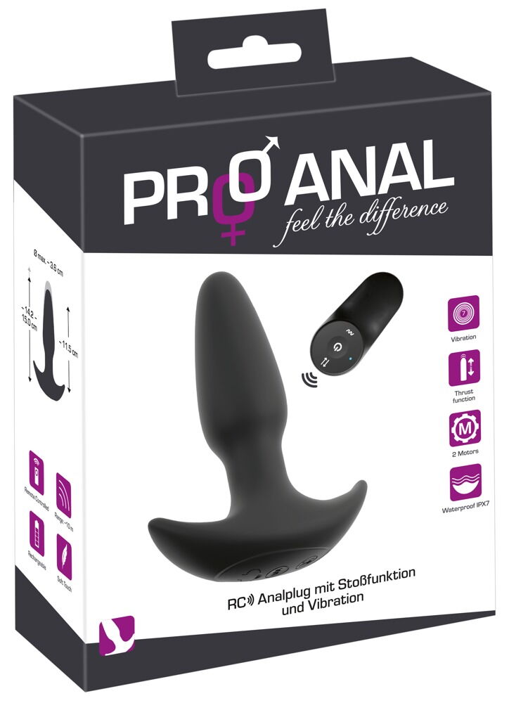 Analvibrator mit Stoßfunktion