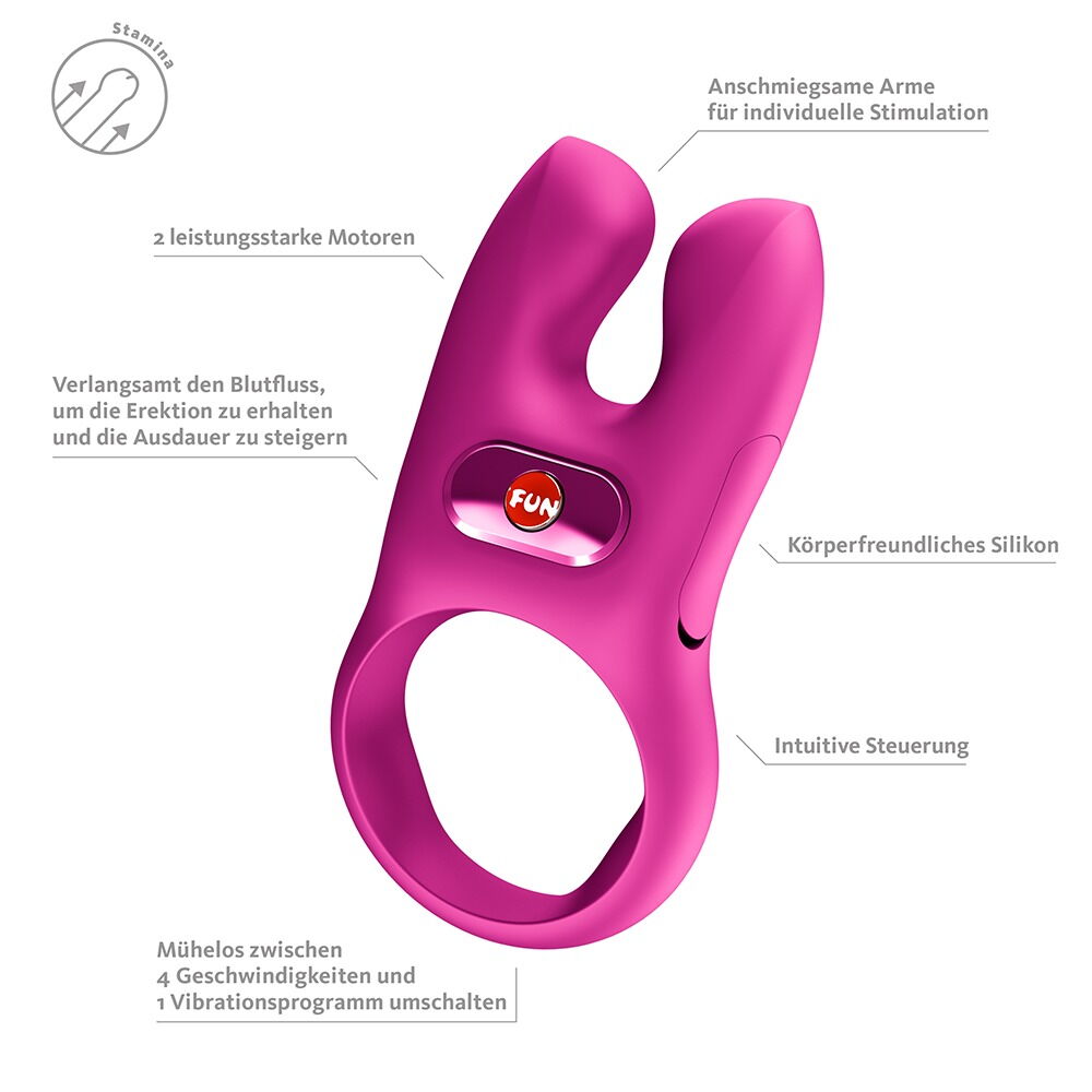 Vibro-Penisring „NŌS CLASSIC“ mit 2 Motoren